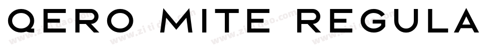 Qero Mite Regular字体转换
